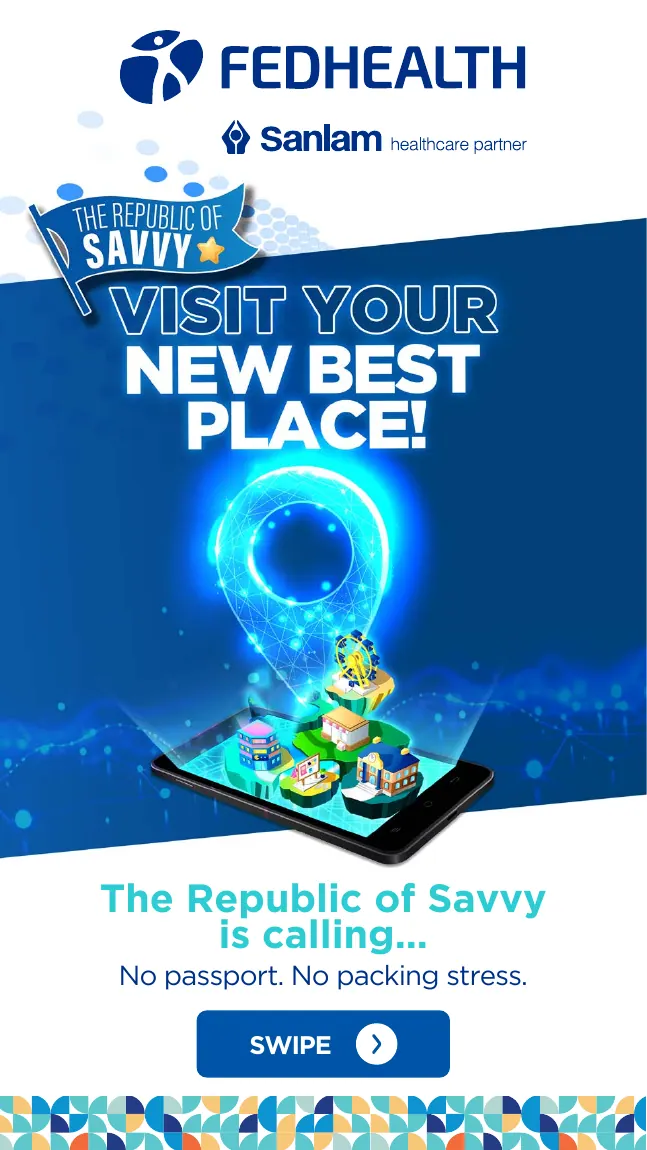 Republic of Savvy welcome SENDit carousel, panel 1 of 7
